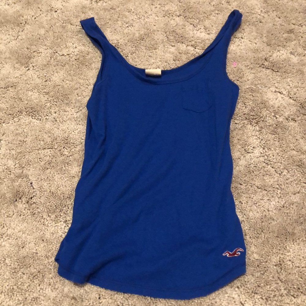 Women’s blue tank top
